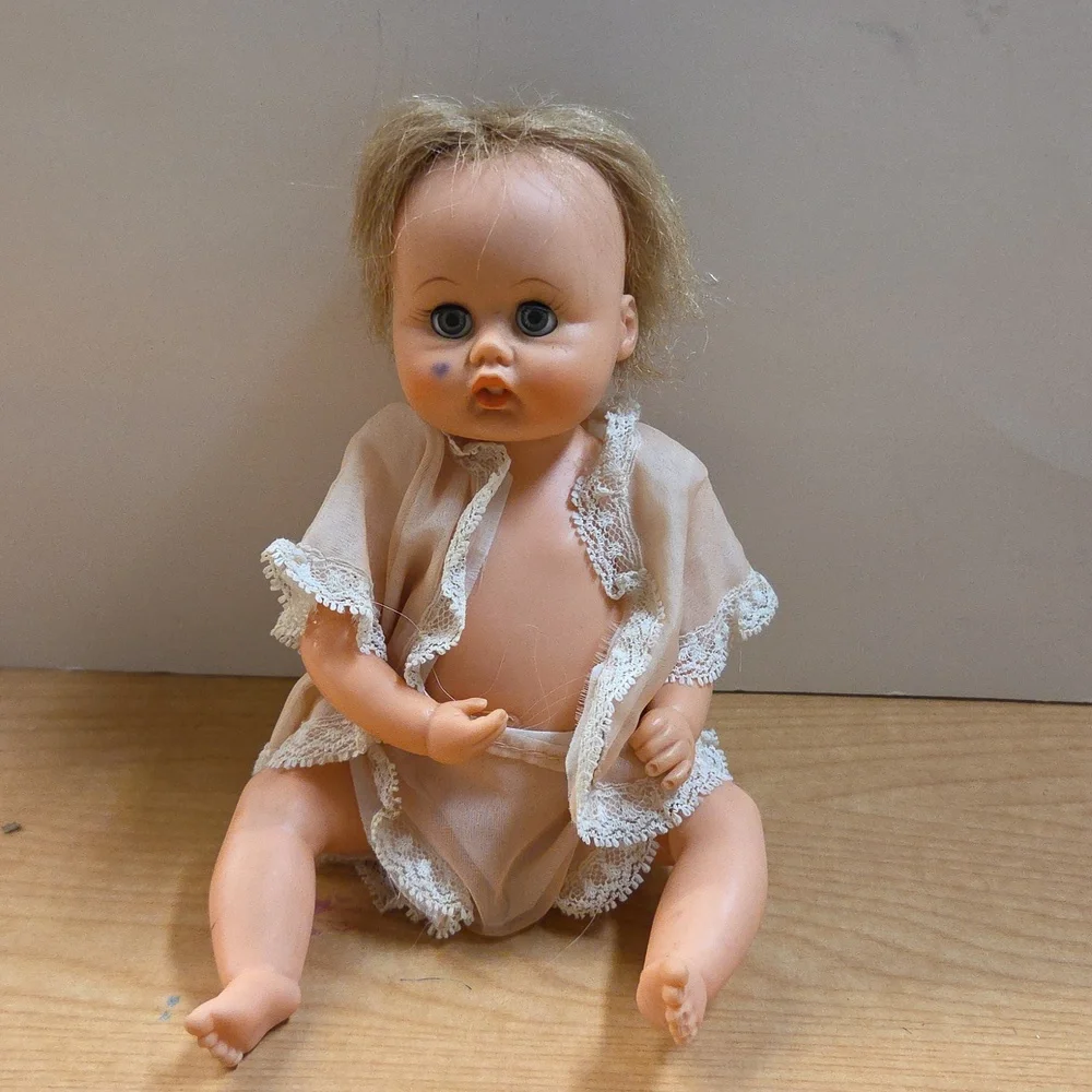 2 1960's Rubber Dolls Ginny‎ Baby..Sleepy Eye Doll